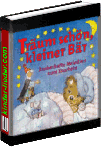 Kinderlieder Notenbuch "Träum schön, kleiner Bär"